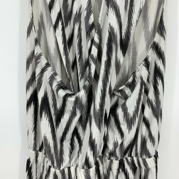 Banana Republic Dress Chevron Cross Back Sleeveless Jersey Midi - Picture 9 of 12
